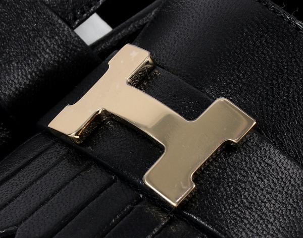 에르메스 로얄 로퍼 블랙 퍼마브래스 35 1/2