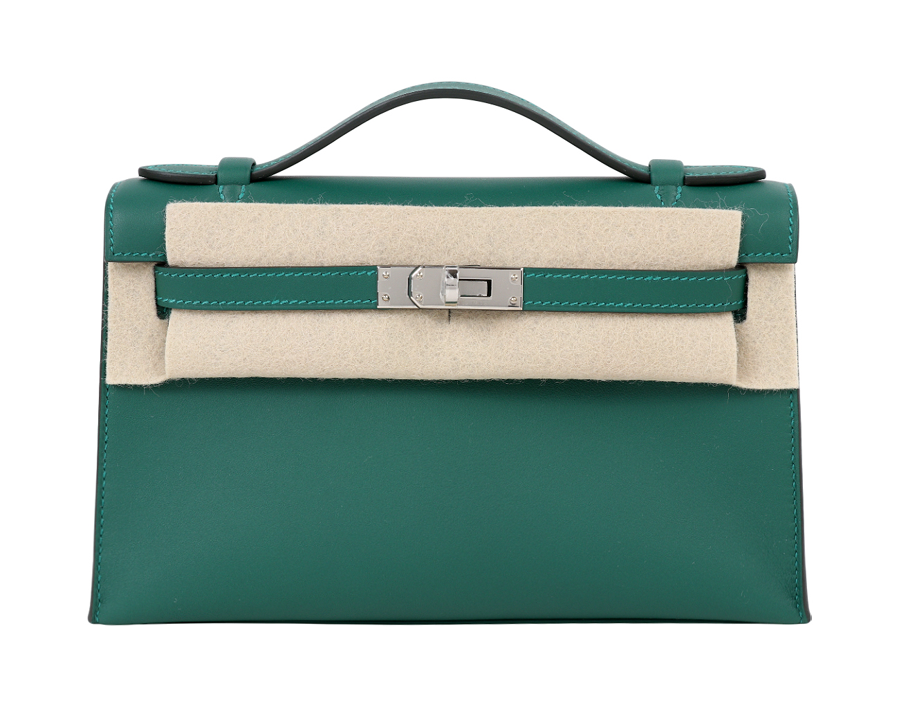 에르메스 켈리 포쉐트 베르트 모옌 은장 W