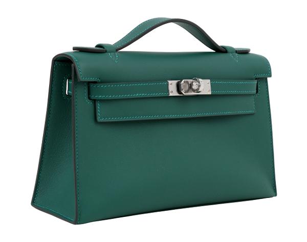 에르메스 켈리 포쉐트 베르트 모옌 은장 W