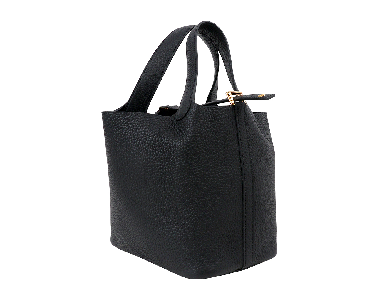 에르메스 피코탄 18 블랙 금장 B