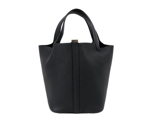 에르메스 피코탄 18 블랙 금장 B