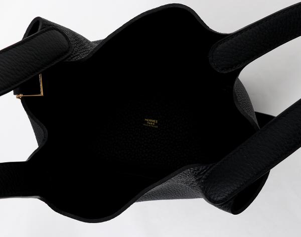 에르메스 피코탄 18 블랙 금장 B