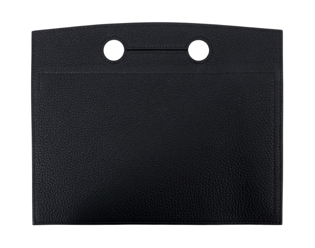 에르메스 백포켓 파우치 25 블랙 금장 Z