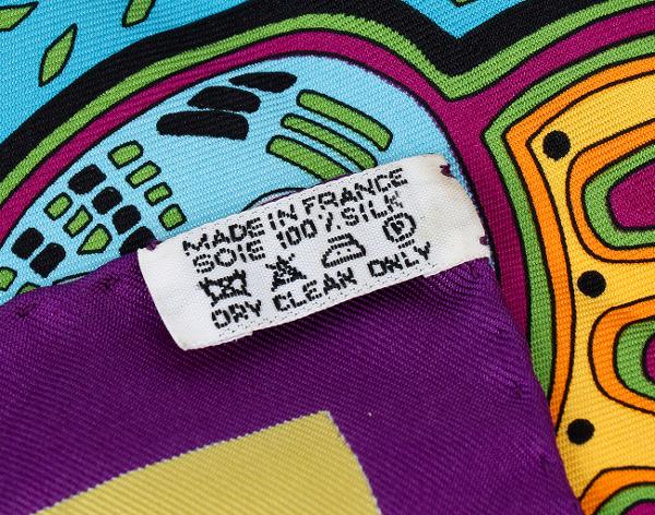 에르메스 까레 스카프 90 레전드 쿠나 피플 드 파나마 존 블루 아네모네