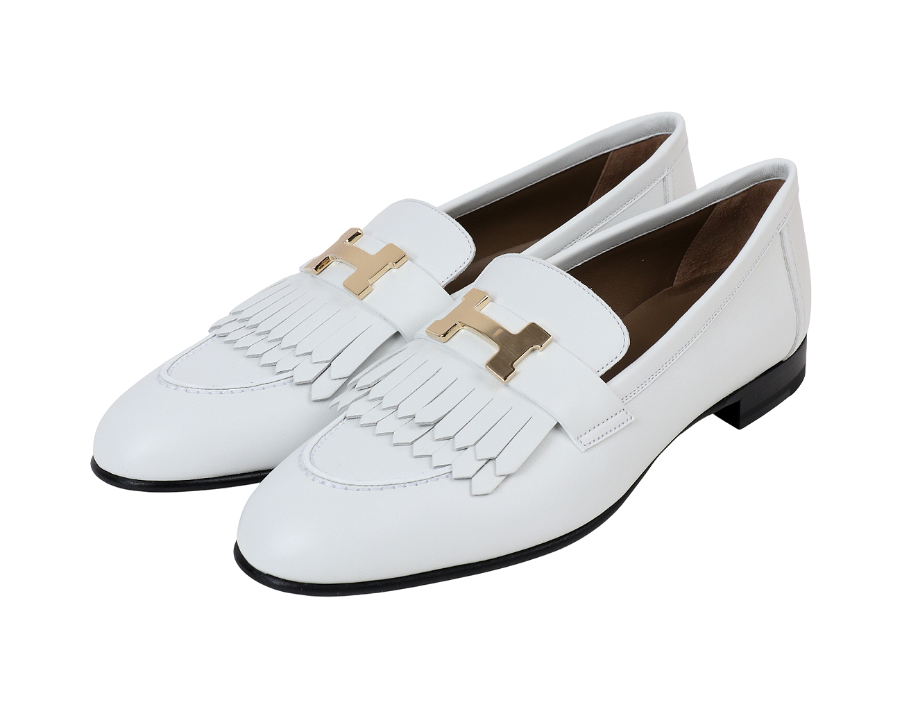 에르메스 로얄 로퍼 블랑 퍼마브래스 38