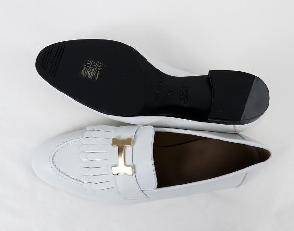 에르메스 로얄 로퍼 블랑 퍼마브래스 38