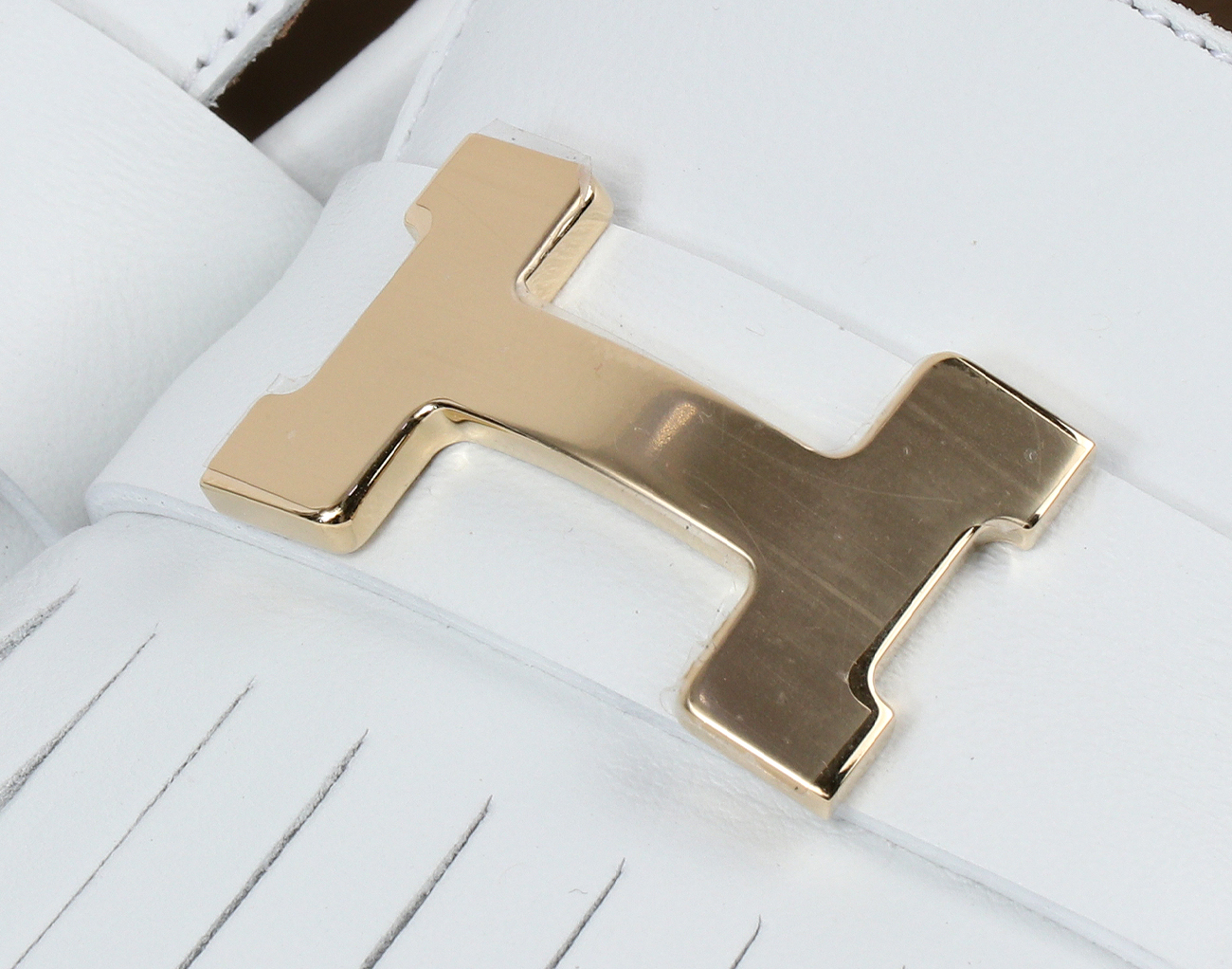 에르메스 로얄 로퍼 블랑 퍼마브래스 38