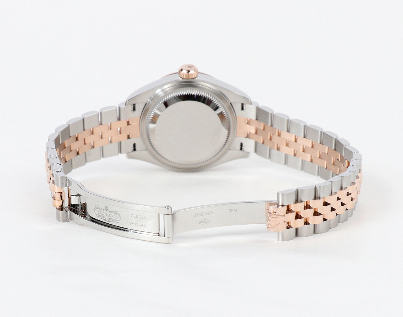 로렉스 레이디 데이저스트 28mm 로즈골드 콤비 초코판 10P 279171