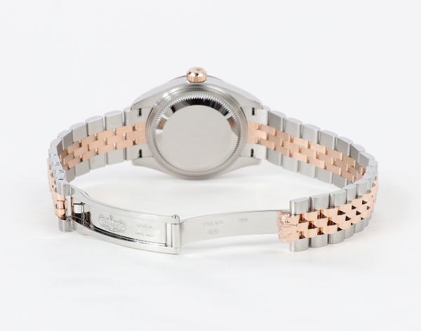 로렉스 레이디 데이저스트 28mm 로즈골드 콤비 초코판 10P 279171