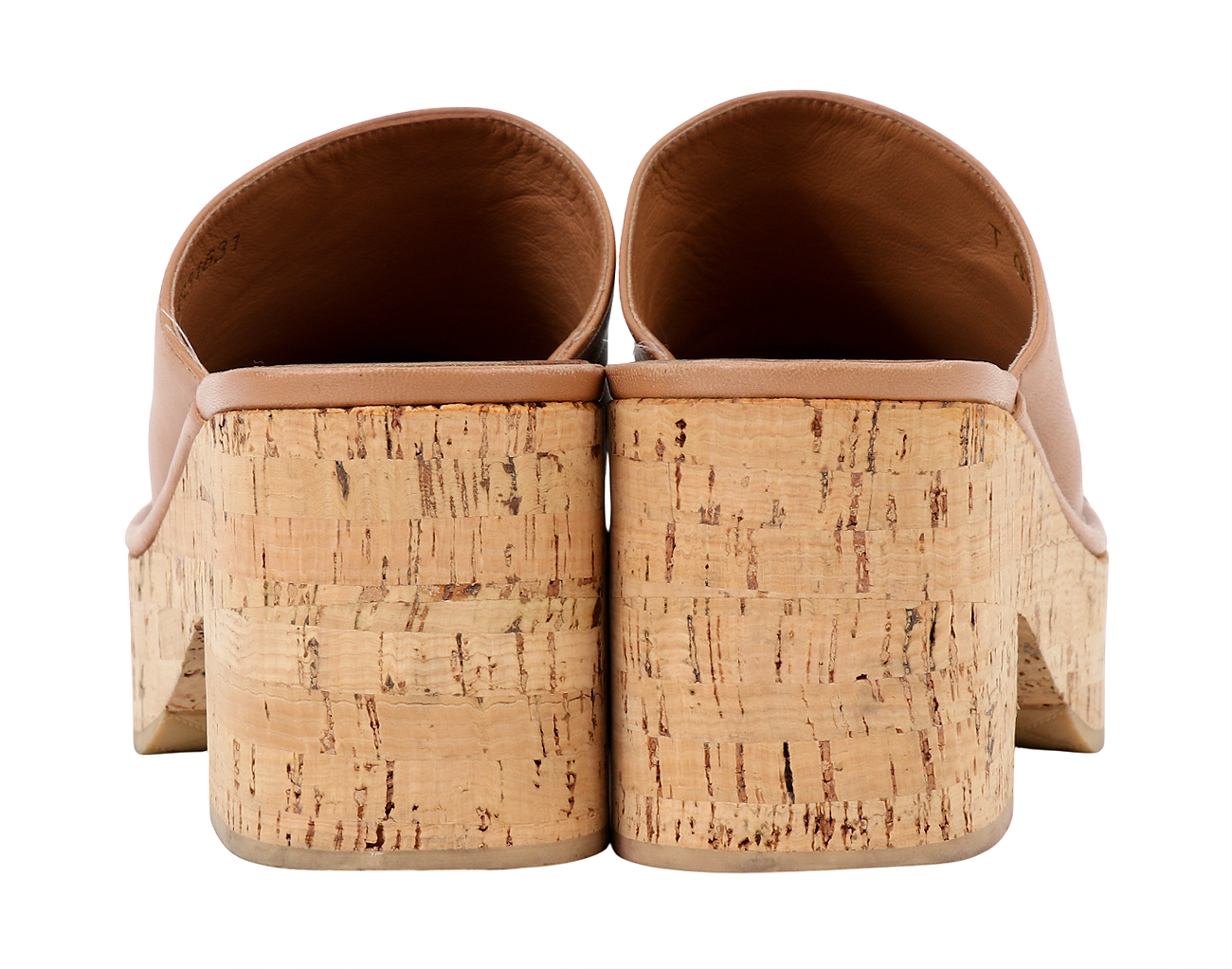 샤넬 CC 클로그 오픈 슈즈 브라운 버건디 37