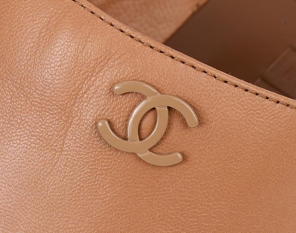 샤넬 CC 클로그 오픈 슈즈 브라운 버건디 37