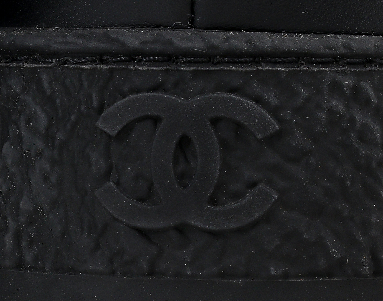 샤넬 백 턴락 CC 첼시 앵클 부츠 블랙 37 1/2C