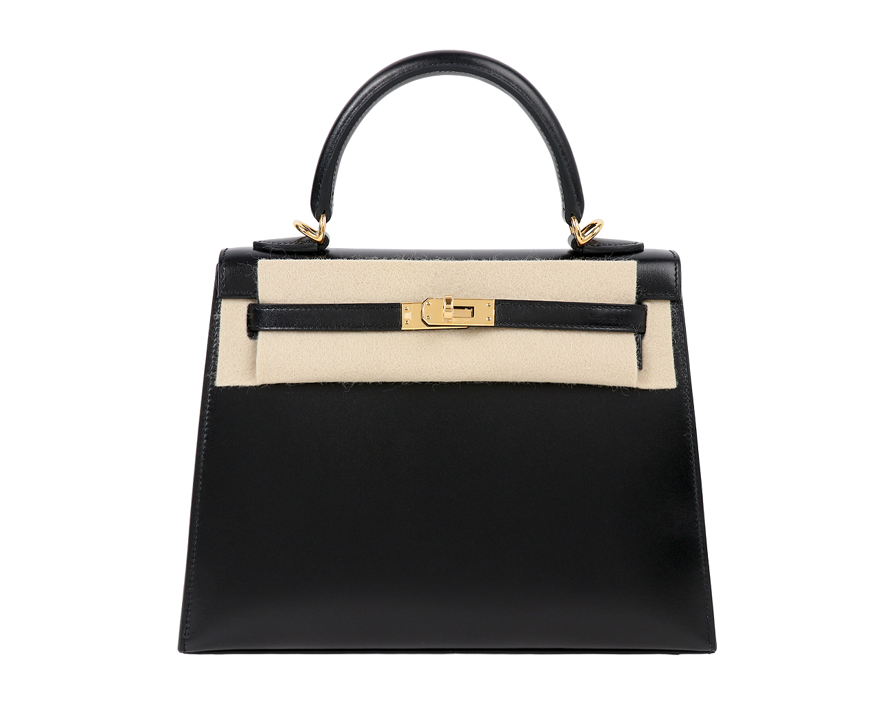 에르메스 셀리에 켈리 25 블랙 금장 복스 K