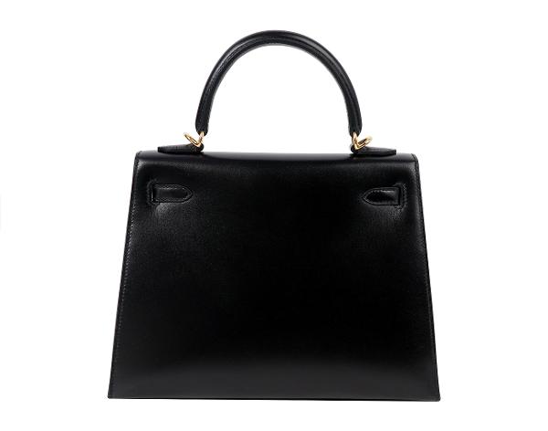 에르메스 셀리에 켈리 25 블랙 금장 복스 K