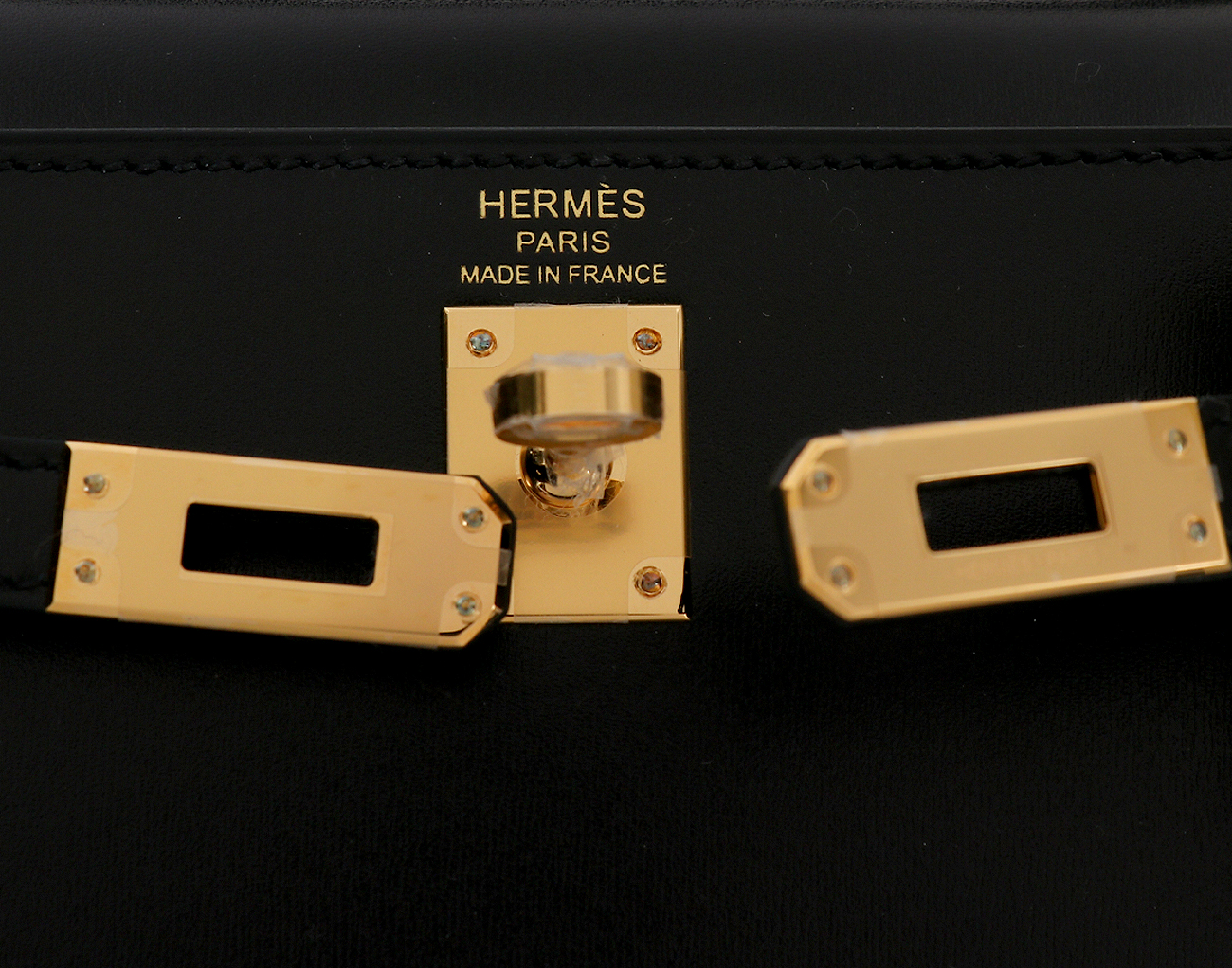 에르메스 셀리에 켈리 25 블랙 금장 복스 K