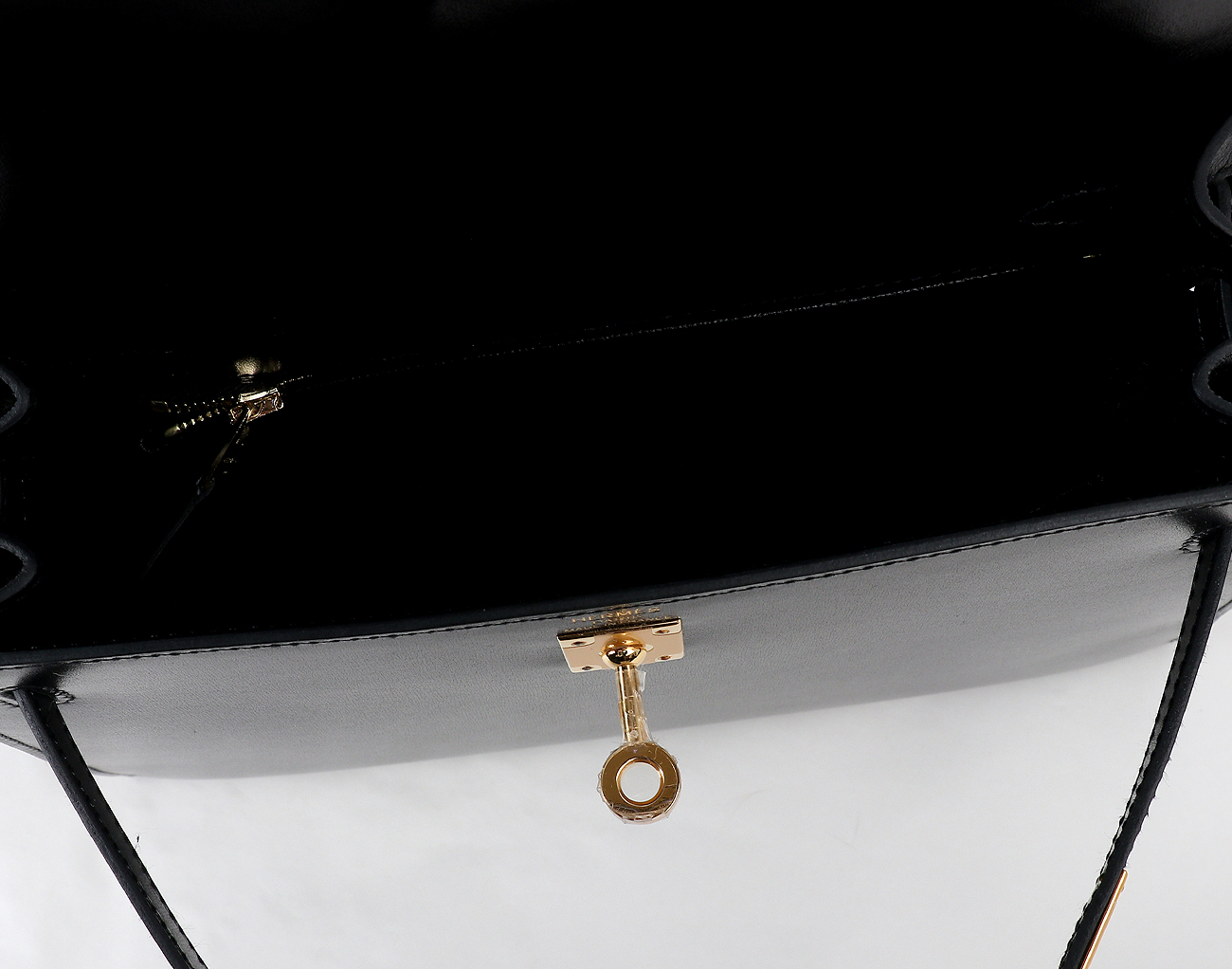 에르메스 셀리에 켈리 25 블랙 금장 복스 K