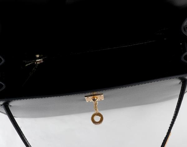 에르메스 셀리에 켈리 25 블랙 금장 복스 K