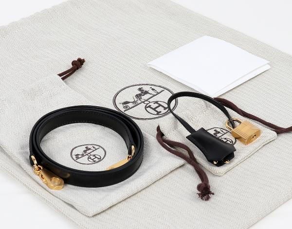 에르메스 셀리에 켈리 25 블랙 금장 복스 K