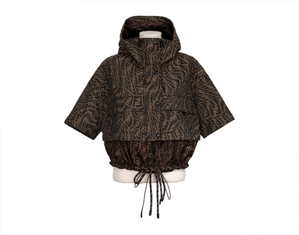 펜디 FF 윈드 브레이커 재킷 토바코 38