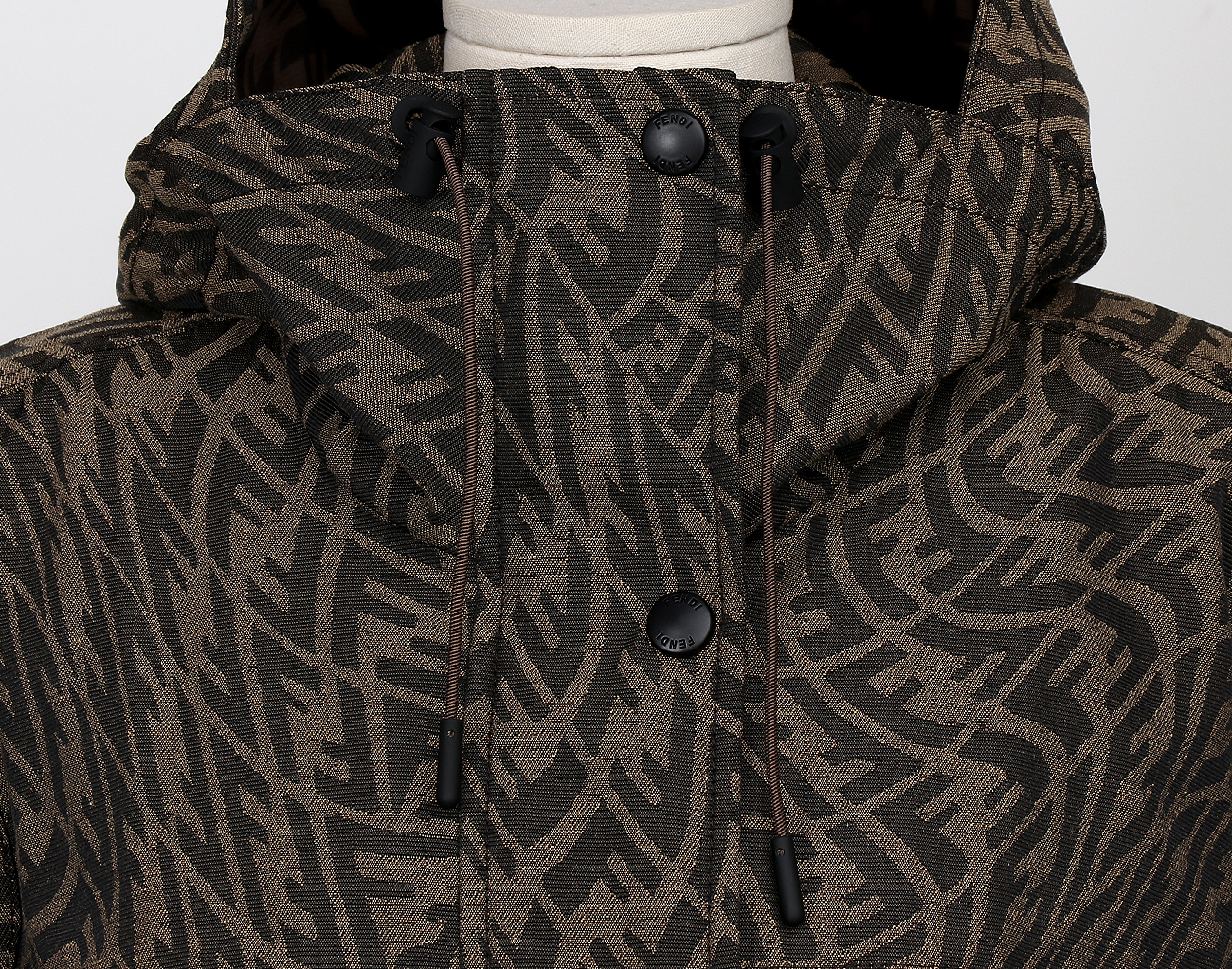 펜디 FF 윈드 브레이커 재킷 토바코 38