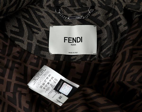 펜디 FF 윈드 브레이커 재킷 토바코 38