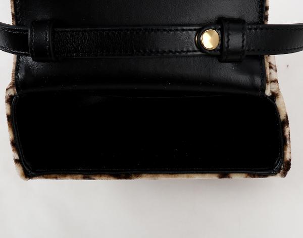 셀린느 벨벳 미니 클로드 레오파드