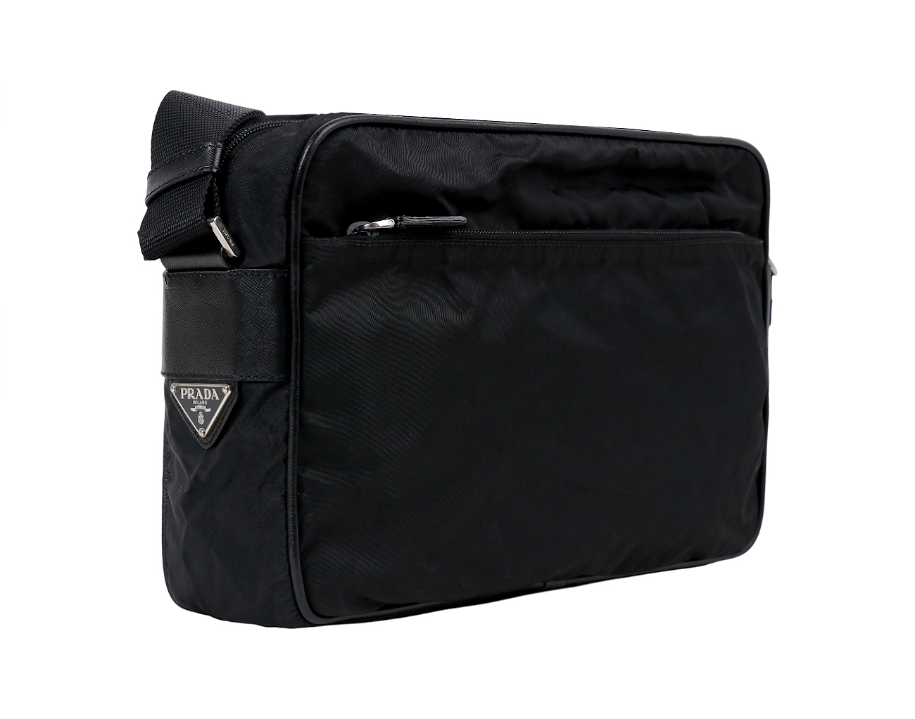 프라다 나일론 크로스백 블랙