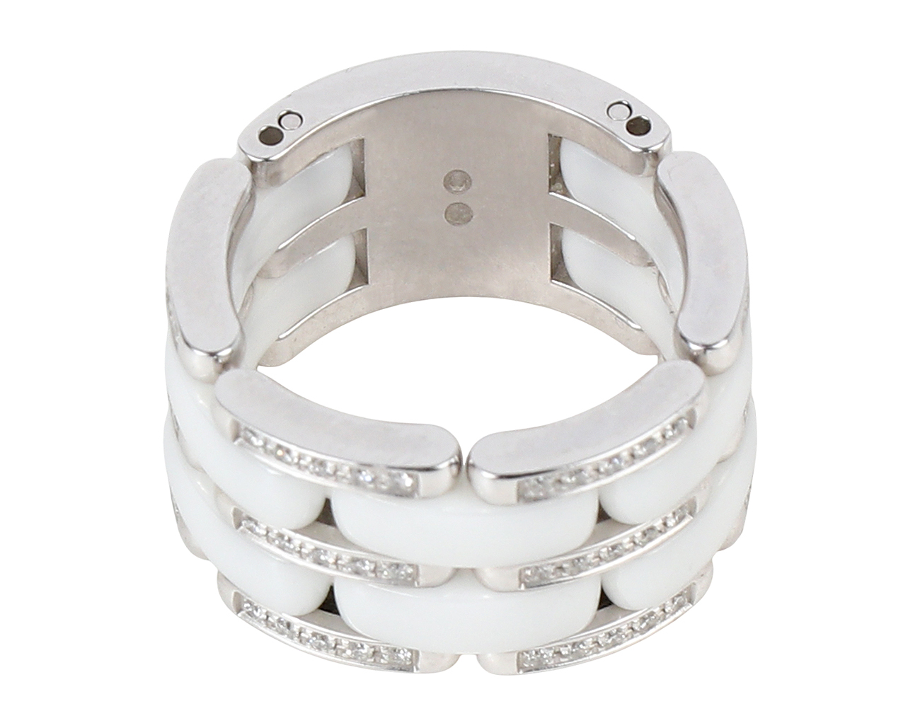 샤넬 울트라 링 화이트 화이트골드 다이아몬드 52