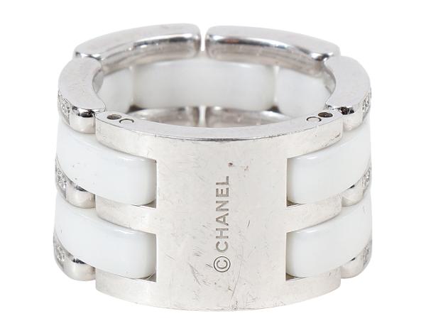 샤넬 울트라 링 화이트 화이트골드 다이아몬드 52