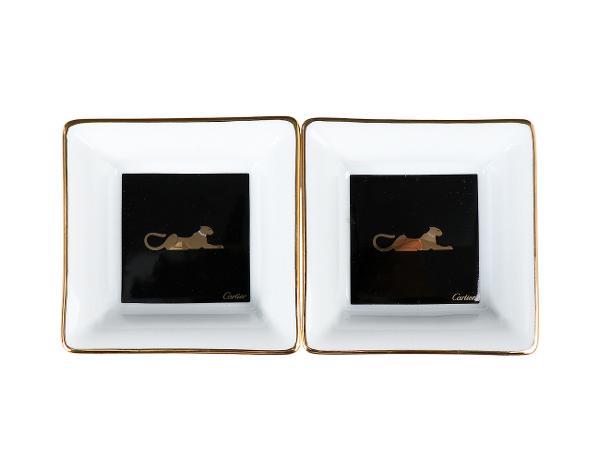 까르띠에 팬더 트링킷 트레이 2P Set