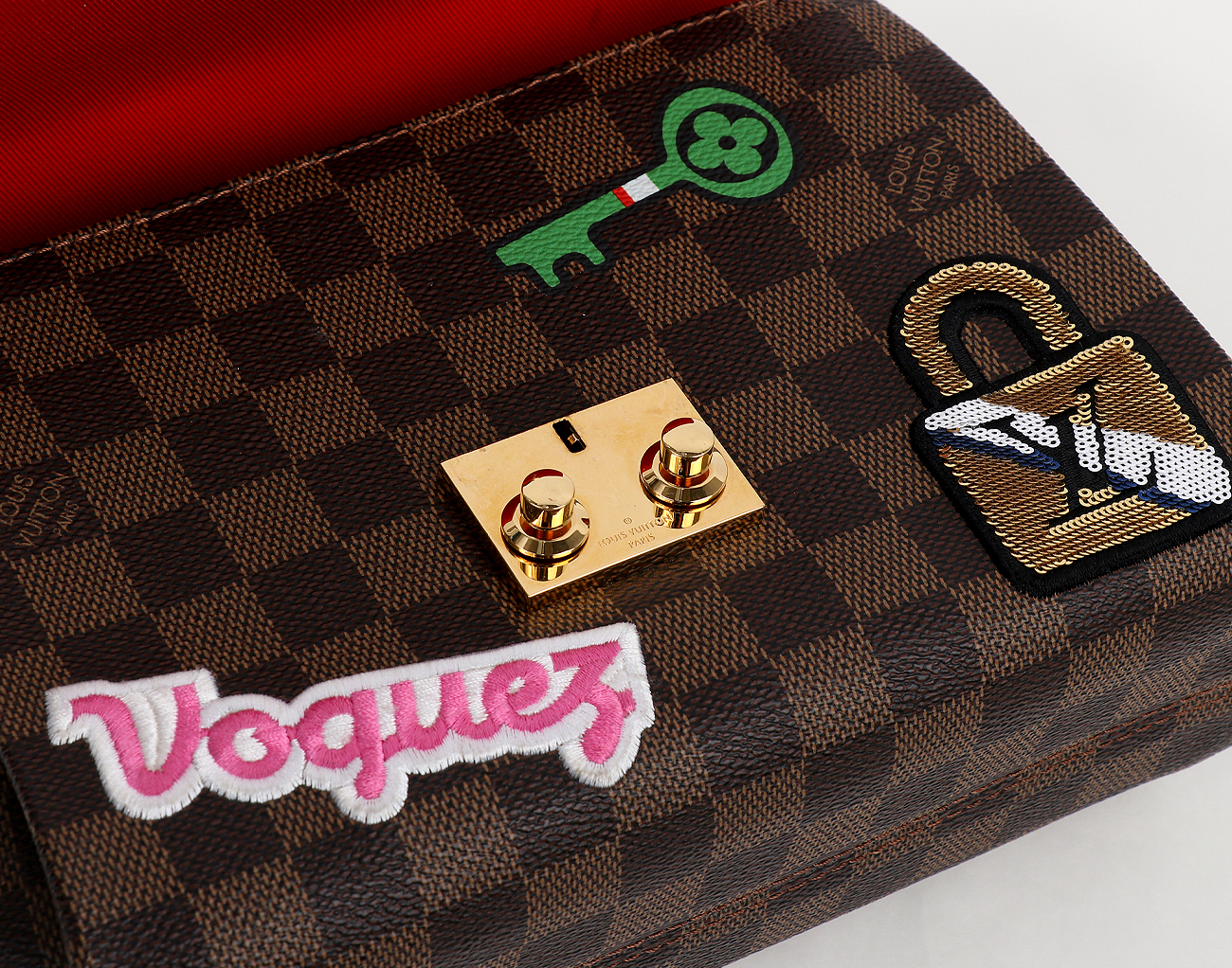 루이비통 크로아제트 패치 다미에 에벤