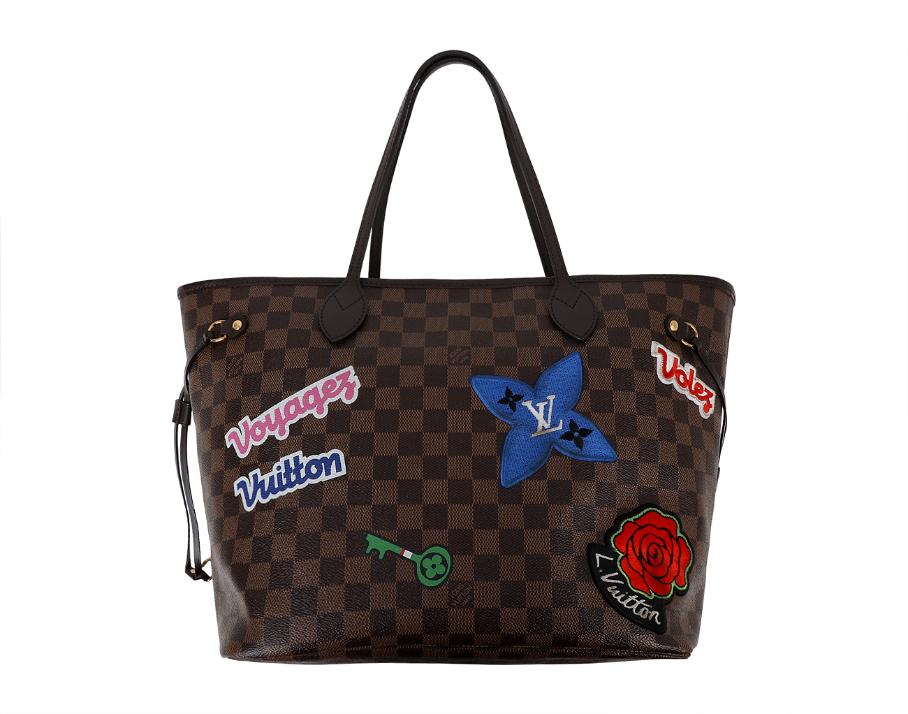 루이비통 네버풀 MM 패치 다미에 에벤