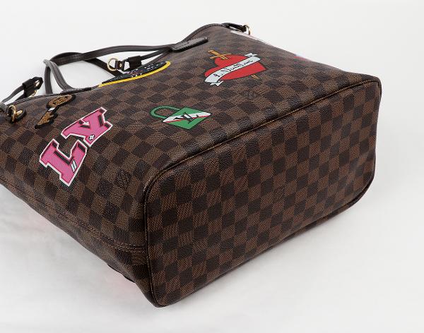 루이비통 네버풀 MM 패치 다미에 에벤