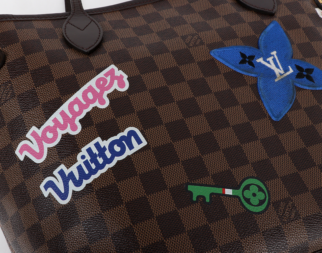 루이비통 네버풀 MM 패치 다미에 에벤