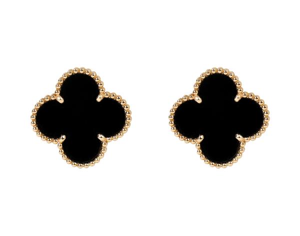 반클리프아펠 매직 알함브라 이어링 옐로우골드 오닉스