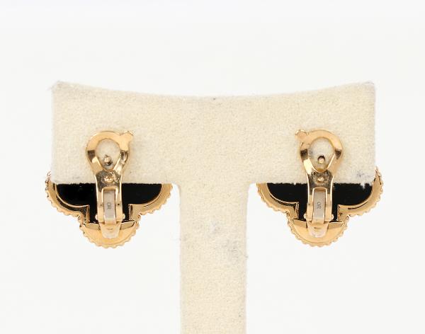 반클리프아펠 매직 알함브라 이어링 옐로우골드 오닉스