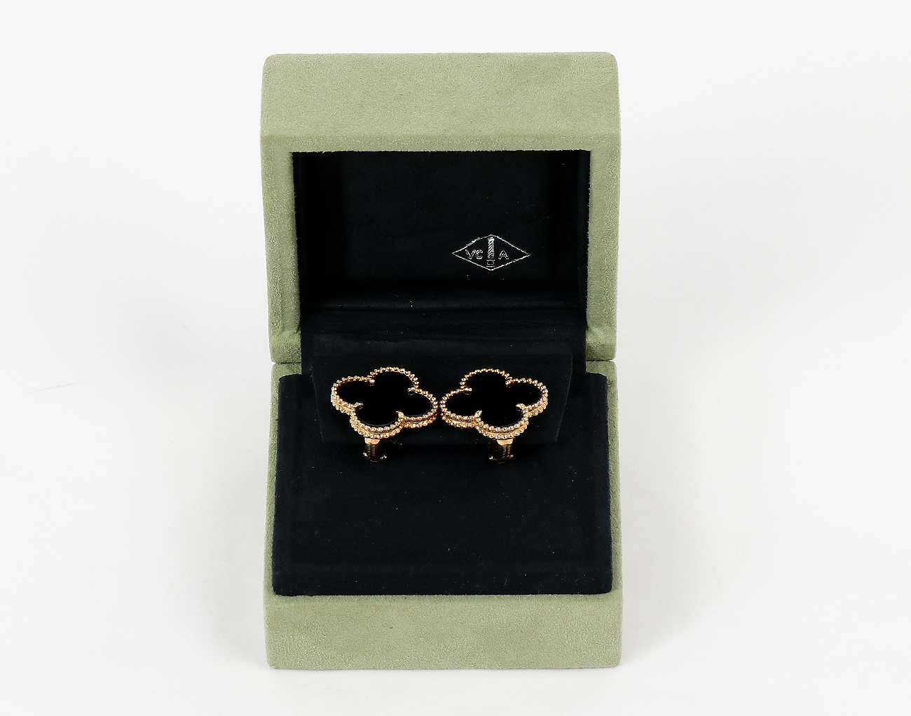 반클리프아펠 매직 알함브라 이어링 옐로우골드 오닉스