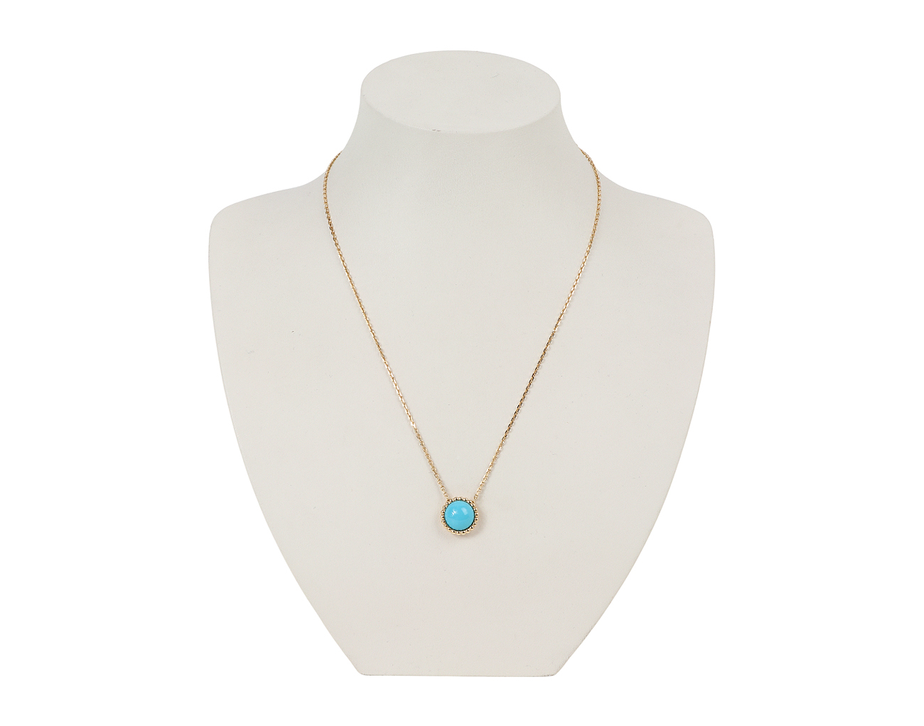 반클리프아펠 뻬를리 컬러 펜던트 옐로우골드 터콰이즈