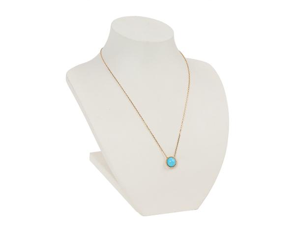 반클리프아펠 뻬를리 컬러 펜던트 옐로우골드 터콰이즈