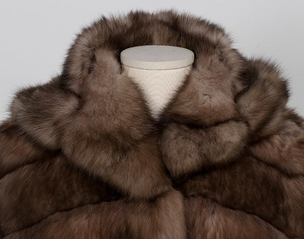 브라스키 리버시블 세이블 재킷 라이트 브라운 40