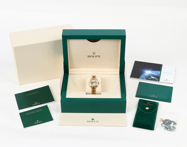 로렉스 레이디 데이저스트 28mm 옐로우골드 다이아몬드 279138RBR