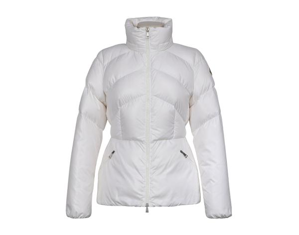 몽클레어 레이트 쇼트 다운 재킷 화이트 1