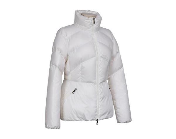 몽클레어 레이트 쇼트 다운 재킷 화이트 1