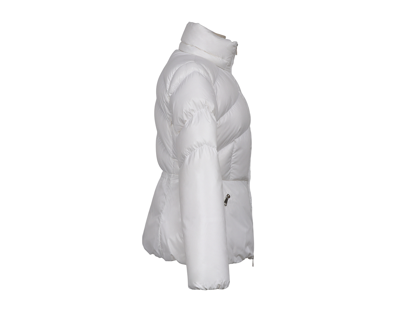 몽클레어 레이트 쇼트 다운 재킷 화이트 1