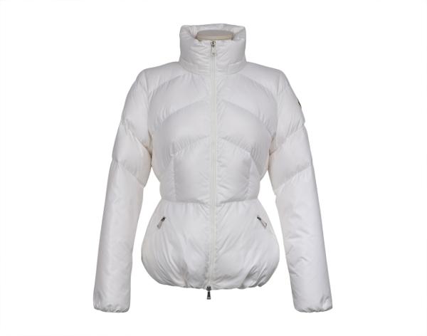 몽클레어 레이트 쇼트 다운 재킷 화이트 1