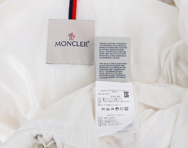 몽클레어 레이트 쇼트 다운 재킷 화이트 1