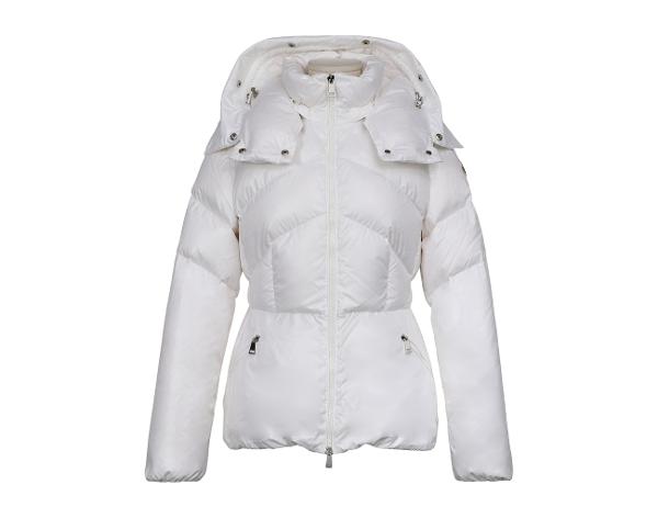 몽클레어 레이트 쇼트 다운 재킷 화이트 1