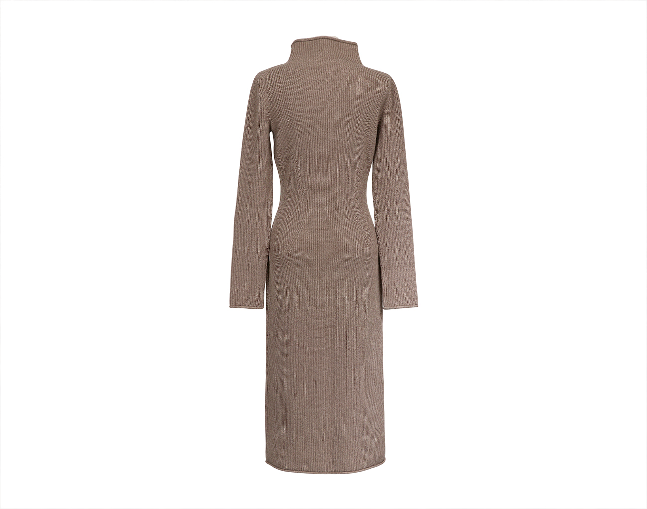 에르메스 하이 칼라 드레스 베이지 신 40