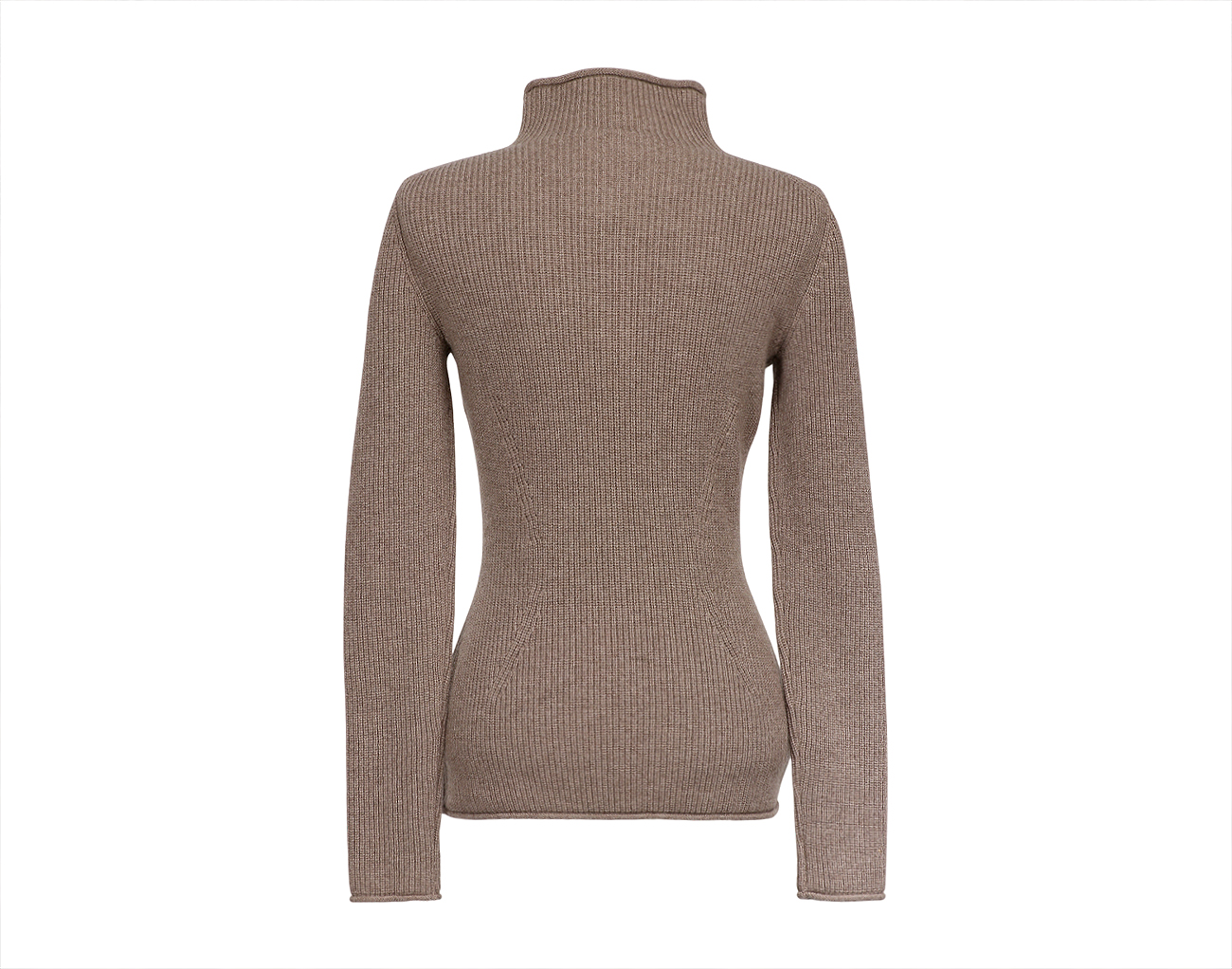 에르메스 하이 칼라 스웨터 베이지 신 34