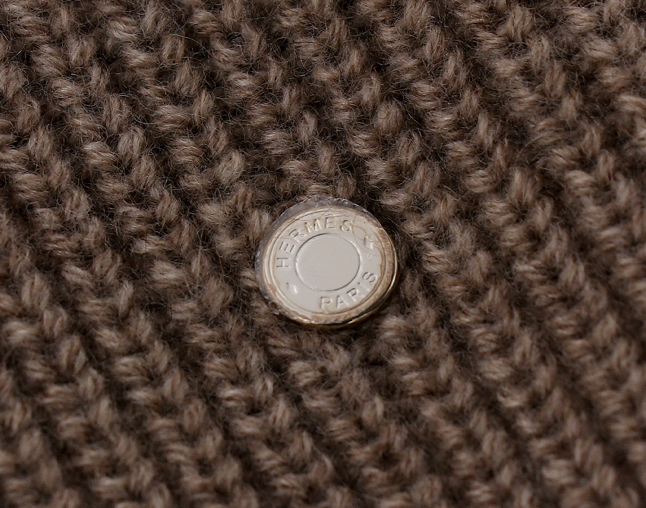 에르메스 하이 칼라 스웨터 베이지 신 34